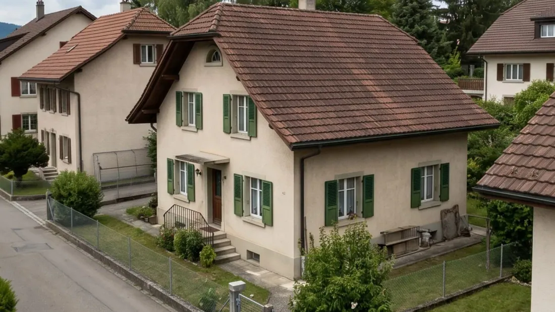 Maison intacte avant démolition