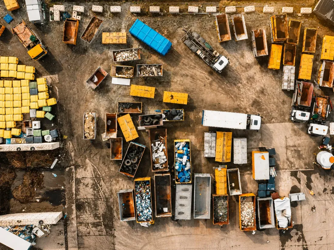 Centre de tri et filières de valorisation des déchets, LES3